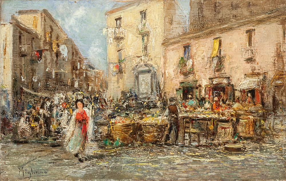 Scena di mercato